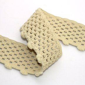 Elástico Vazado Pompom 5,4cm