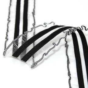 Elástico Vazado Babado 4,4cm 