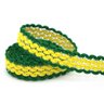 02 fita rigida zig zag ruby 1 3cm verde amarelo prata