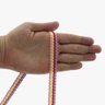 04 fita rigida zig zag ruby 1 3cm rosa amarelo pink lilas prata peca com 50m