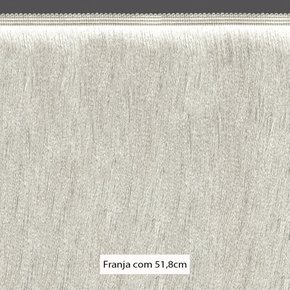 Franja Espessa Lisa 51,8cm