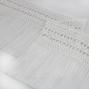 Franja Macramê Palito 17,6cm